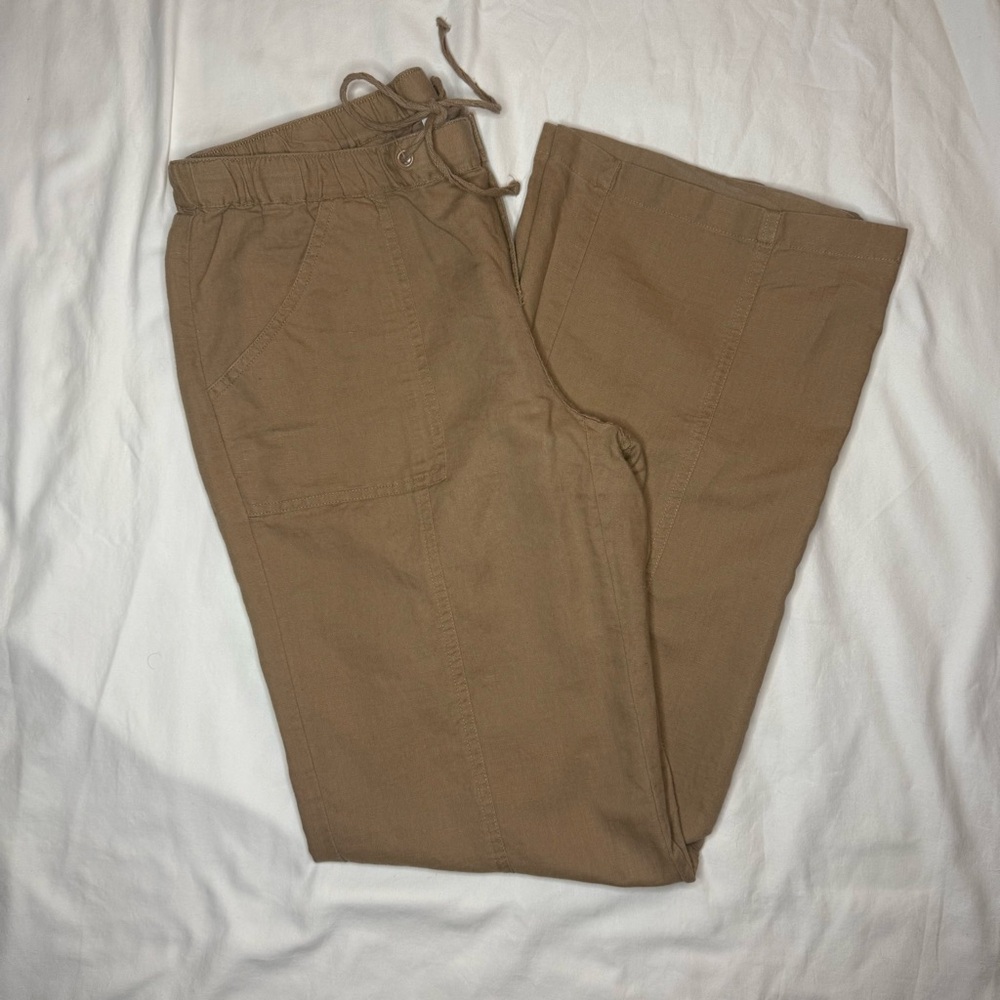 Women’s linen/cotton blend pants